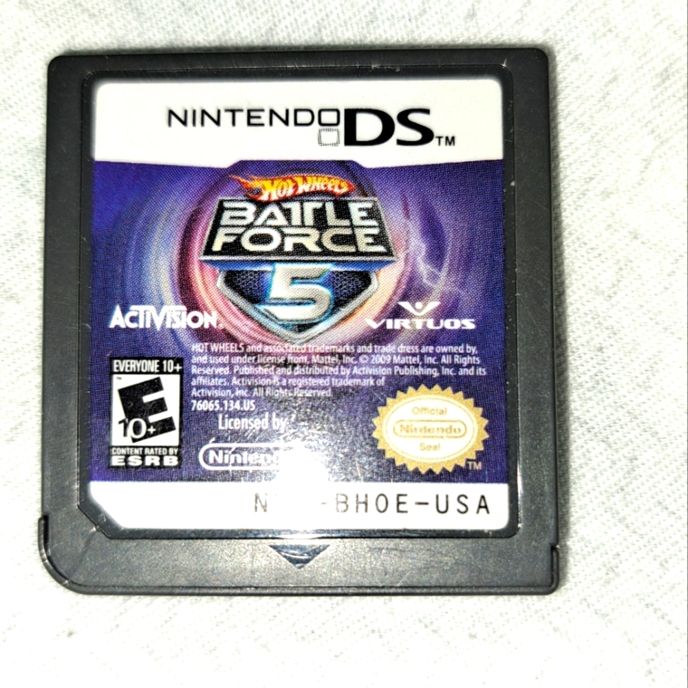 Nintendo ds Battle force 5 game